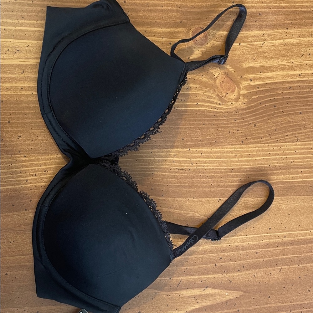 Calvin Klein Midnight Lace Trim Bra